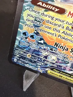 Pokemon Mega Greninja ex 116/086 Chaos Rising Secret Rare – Mint/NM – Authentic - Image 4