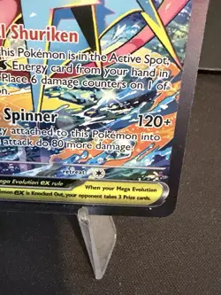 Pokemon Mega Greninja ex 116/086 Chaos Rising Secret Rare – Mint/NM – Authentic - Image 5