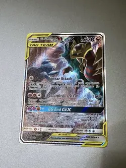 GARCHOMP & GIRATINA GX TAG TEAM 2019 POKEMON TCG SUN & MOON PROMO #SM193! - Image 1