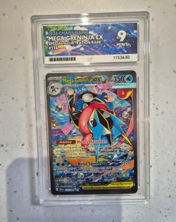 Mega Greninja EX Chaos Rising 116/086 ACE 9 Pokemon Card Mint - Image 1
