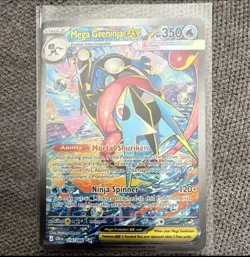 Mega Greninja EX 116/086 SIR Full Art Holo Pokemon TCG - Chaos Rising NM/M 3 - Image 1