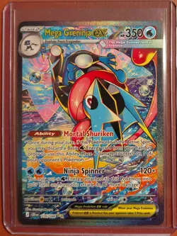 Mega Greninja Ex 116/086 SIR from Pokemon TCG Mega Evolution ME4 Chaos Rising - Image 1