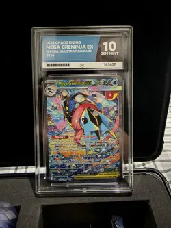Mega Greninja Ex 116/086 Ace 10 SIR Chaos Rising - Pokemon TCG - Image 1