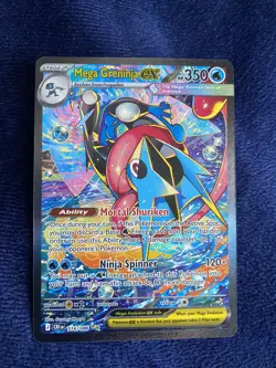 Pokemon TCG Chaos Rising Mega Greninja EX 116/086 SIR - Image 1