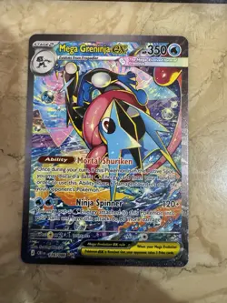 Mega Greninja EX 116/086 SIR Holo Full Art Pokemon TCG - Chaos Rising NM/M 2 - Image 1