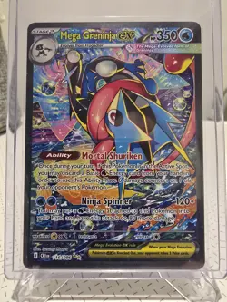 Mega Greninja Ex SIR 116/086. Chaos Rising Pokemon TCG - Image 1
