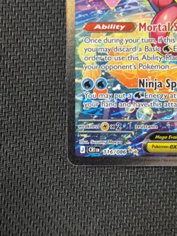 Pokemon TCG - Mega Greninja Ex 116/086 - Chaos Rising - Pack Fresh MINT - Image 3