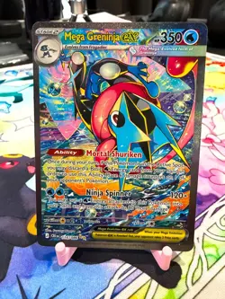Mega Greninja Ex SIR 116/086. Chaos Rising Pokemon TCG - Image 1