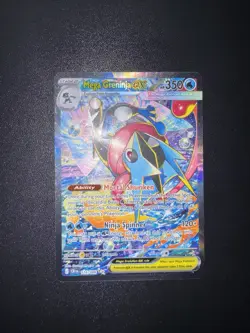 Mega Greninja ex 116/086 Chaos Rising SIR Full Art Pokemon Card NM - Image 3