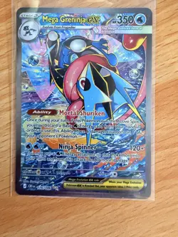 Mega Greninja EX 116/086 SIR Holo Full Art Pokemon TCG - Chaos Rising NM/M 2 - Image 1