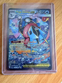 Mega Greninja EX 116/086 SIR Holo Full Art Pokemon TCG - Chaos Rising NM/M 2 - Image 2
