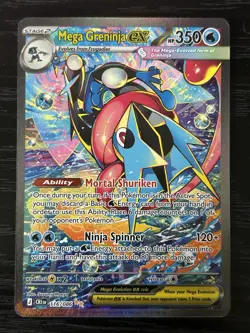 Pokemon TCG Mega Greninja EX 116/086 Chaos Rising SIR near Mint - Image 1
