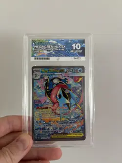 Pokemon TCG - Chaos Rising - Mega Greninja ex 116/086 - SIR - Graded ACE 10 - Image 1