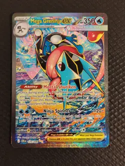 Pokemon tcg chaos rising mega greninja ex 116/086 - Image 1
