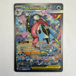 Pokemon Chaos Rising - Mega Greninja ex SIR 116/086 Card - Fresh Pull - Image 1