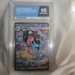 Pokemon TCG Chaos Rising Mega Greninja ex 116/086 SIR ACE 10 - Image 1