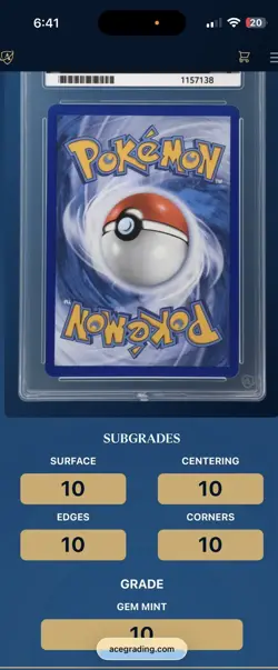 Pokemon TCG Chaos Rising Mega Greninja ex 116/086 SIR ACE 10 *PERFECT SUBGRADES* - Image 3