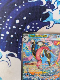 Pokemon TCG Mega Greninja EX SIR 116/086 Chaos Rising Pack Fresh NM Condition - Image 2