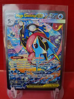 Pokemon TCG Mega Greninja Ex 116/086 Chaos Rising - Image 1