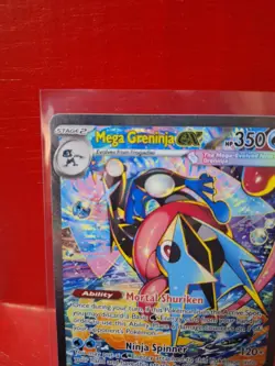 Pokemon TCG Mega Greninja Ex 116/086 Chaos Rising - Image 2