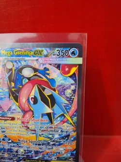 Pokemon TCG Mega Greninja Ex 116/086 Chaos Rising - Image 3