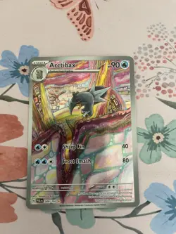 Pokemon TCG Arctibax 209/193 SV Paldea Evolved Illustration Rare - Image 1