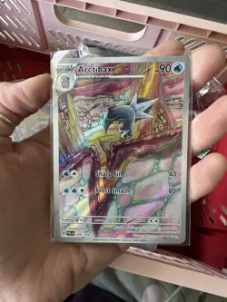 🌈Pokemon TCG Arctibax Scarlet & Violet- Paldea Evolved 209/193 Holo Illu Rare🔥 - Image 2
