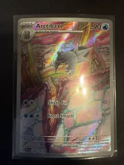 Pokemon TCG Arctibax Illustration Paldea Evolved 209/193 - Image 1