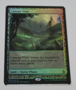 Canopy Vista Foil Zendikar Expedition Full Art NM - Image 1
