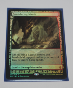 Smoldering Marsh Foil Zendikar Expeditions 003/045 NM Full Art MTG Magic - Image 1