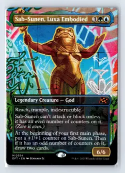 Sab-Sunen, Luxa Embodied (Borderless) 354 Regular Aetherdrift MTG LP - Image 1