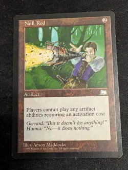 MTG Null Rod Weatherlight Magic The Gathering MP - Image 1