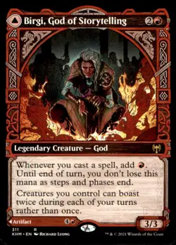 Birgi, God of Storytelling (Showcase) Kaldheim Regular - Image 1