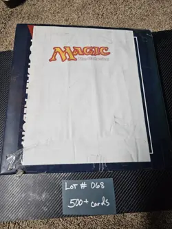 MTG 500+ Binder Collection Rares Halographic Magic The Gathering 3 Ring - Image 1
