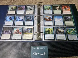 MTG 500+ Binder Collection Rares Halographic Magic The Gathering 3 Ring - Image 2