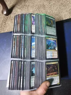 MTG 500+ Binder Collection Rares Halographic Magic The Gathering 3 Ring - Image 4