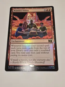 Wanda's Vision Commander: Marvel Super Heroes Foil - Image 1