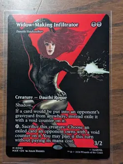 MTG Widow-Making Infiltrator - Dauthi Voidwalker (Borderless) Regular - Marvel - Image 1