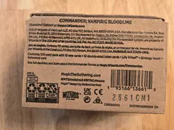 Vampiric Bloodline Commander Innistrad Crimson Vow MTG Sealed Minimal Packaging - Image 2