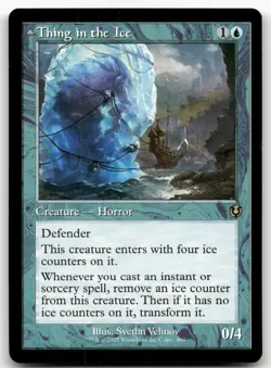 Thing in the Ice (Retro Frame) #460 (NM) Innistrad Remastered INR Magic MTG - Image 1