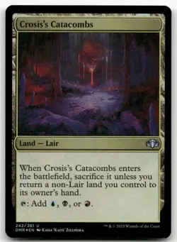 Crosis's Catacombs #242 (Foil) (NM) Dominaria Remastered DMR Magic MTG - Image 1