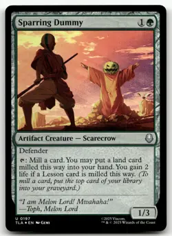 Sparring Dummy #197 (Foil) (NM) Avatar: The Last Airbender TLA Magic MTG - Image 1