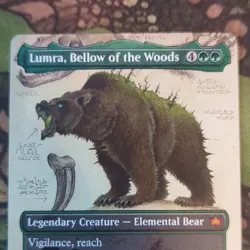 Wizards of the Coast MTG Lumra, Bellow of the Woods Bloomburrow Mythic Green - Image 1