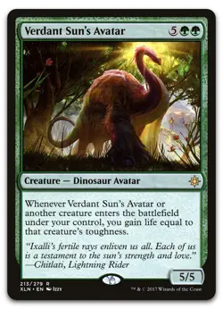 Verdant Sun's Avatar #213 (NM) Ixalan XLN Magic MTG - Image 1