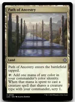 Path of Ancestry #346 (NM) Lost Caverns of Ixalan LCC Magic MTG - Image 1