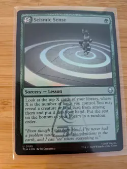 MTG Seismic Sense (FOIL) 0195 Avatar: The Last Airbender M/NM Free UK P&P - Image 1