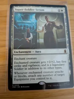MTG Super-Soldier Serum 0038 Marvel Super Heroes M/NM Free UK P&P - Image 1