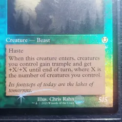 Craterhoof Behemoth | Foil | Retro Frame | MTG | INR | Near Mint | English - Image 3