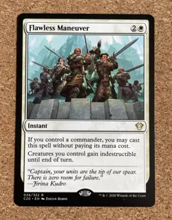 MTG - Flawless Maneuver 026 26 - Rare Instant - Commander 2020 C20 - NM Ikoria - Image 1