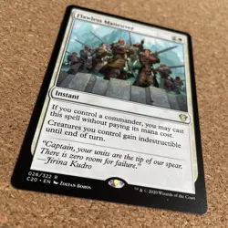 MTG - Flawless Maneuver 026 26 - Rare Instant - Commander 2020 C20 - NM Ikoria - Image 2